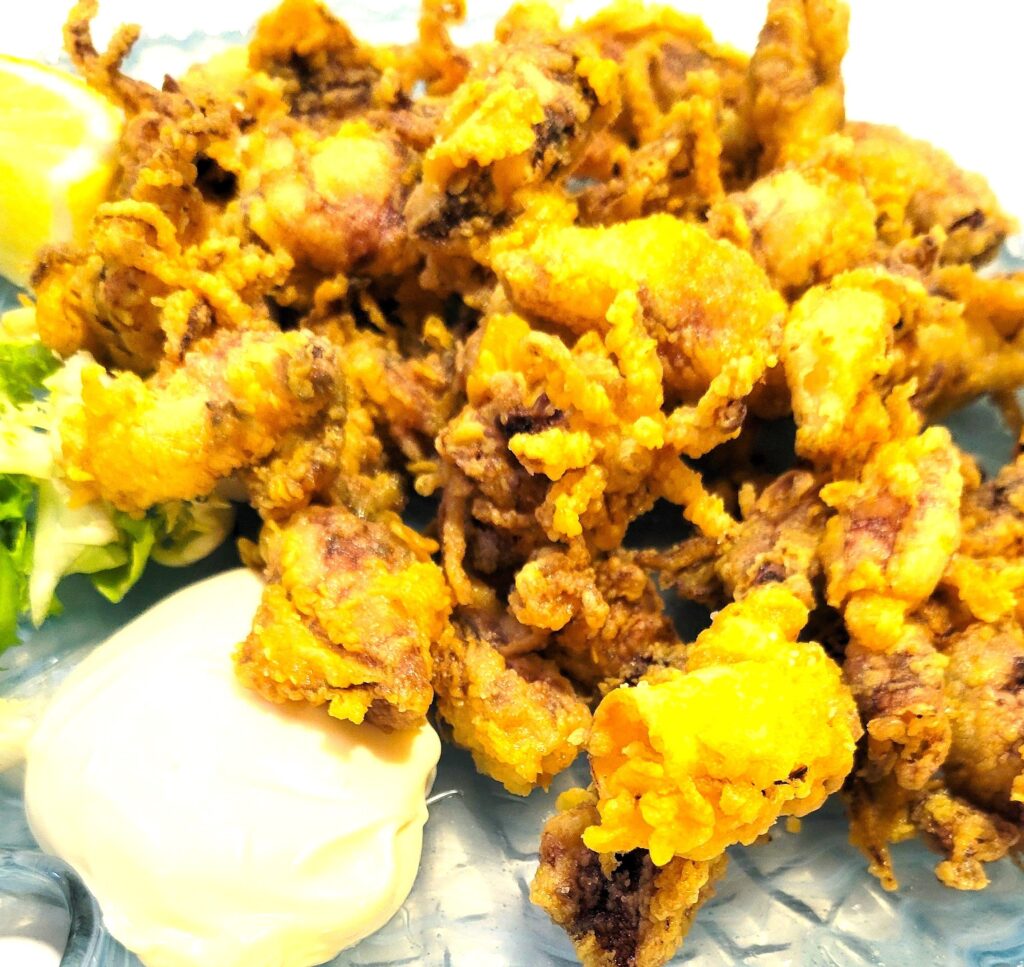 PUNTILLA DE CALAMARES REBOZADO